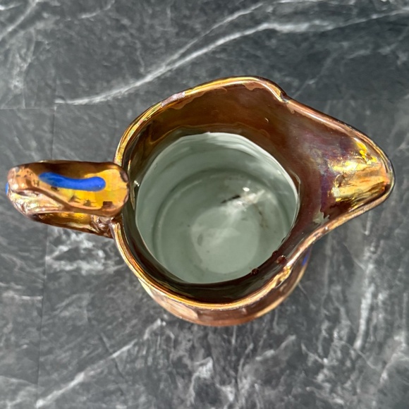 Pitcher with Ballerina Dancers and Blue Accents - Picture 5 of 12